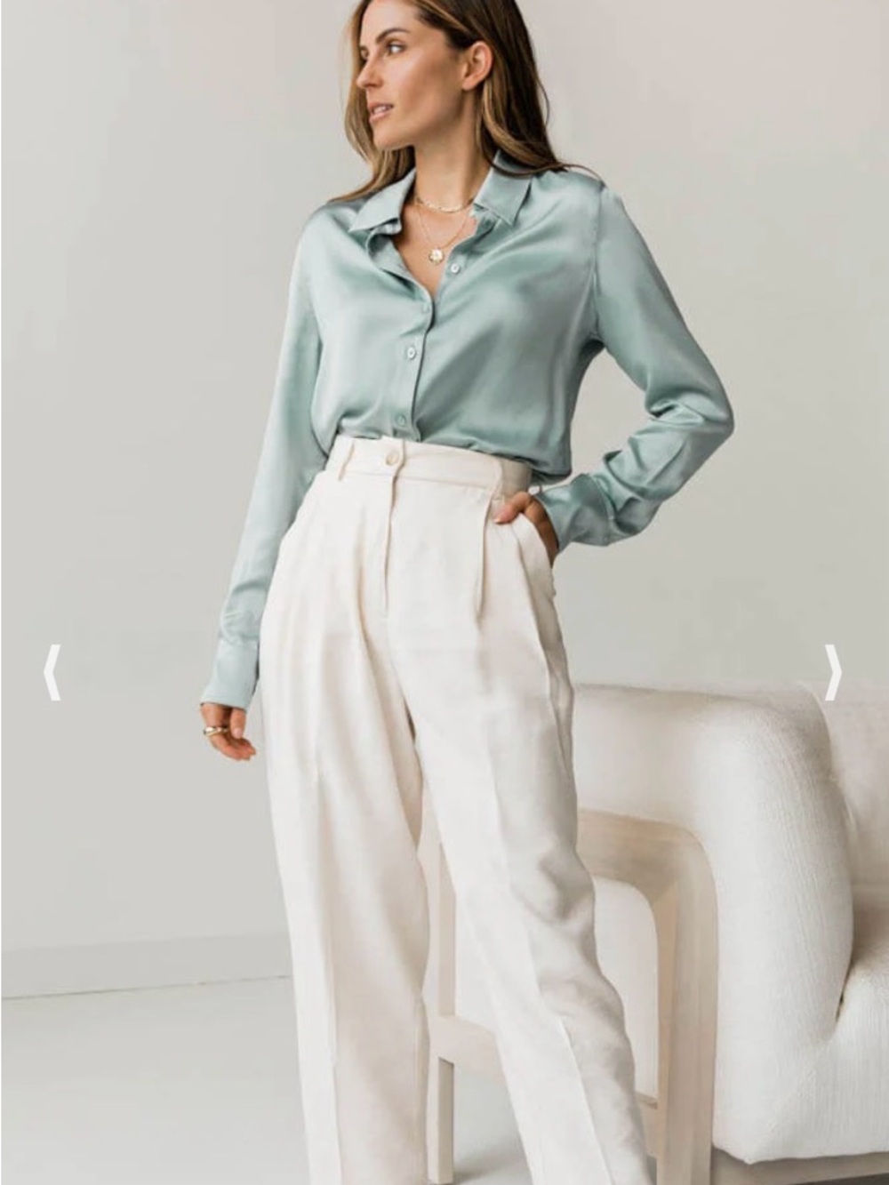 Ravella 100% Silk Blouse - Picture 3 of 9